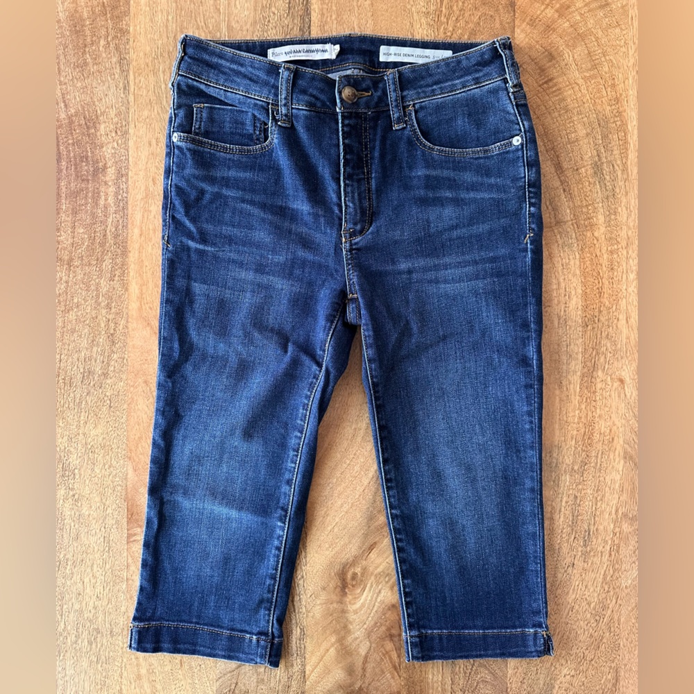 Pilcro by Anthropologie High-Rise Denim Legging Size 27 • Inseam 15”
